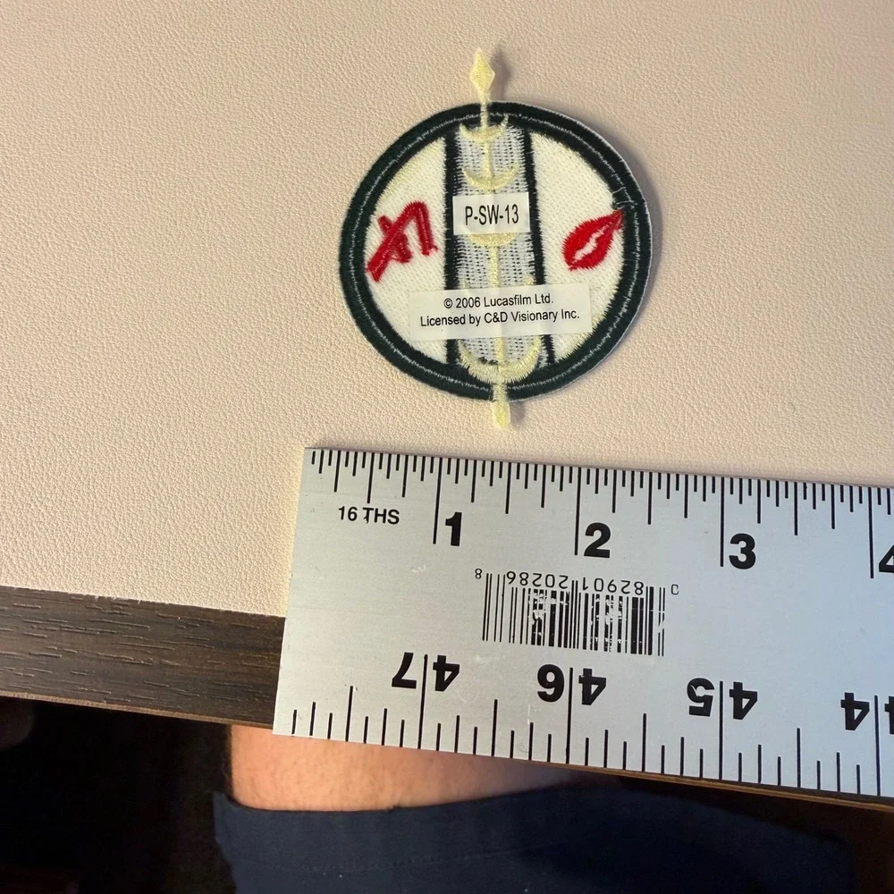 Star Wars Mandalorian Beskar Symbol Patch Emblem 3 Inch Circle